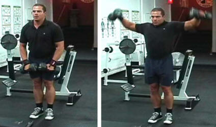 Dumbbell Side Lateral Raises