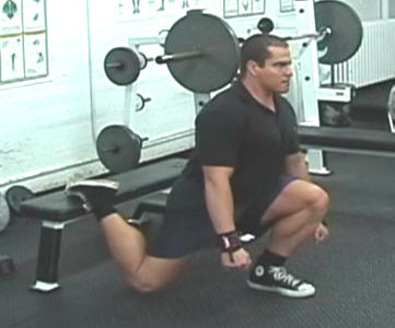 Bench Lunges