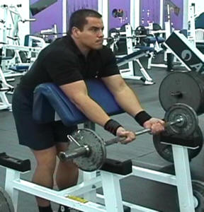 ez bar preacher curls