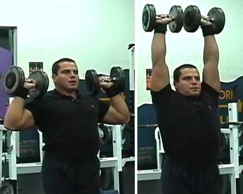 Standing Dumbbell Shoulder Press