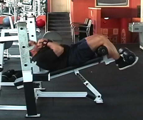 Does bench press work abs best sale