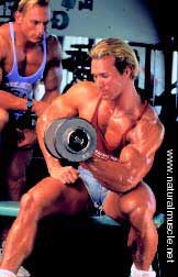 concentration dumbell curl