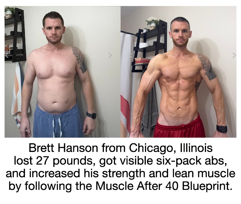 Brett Hanson got ripped six pack abs