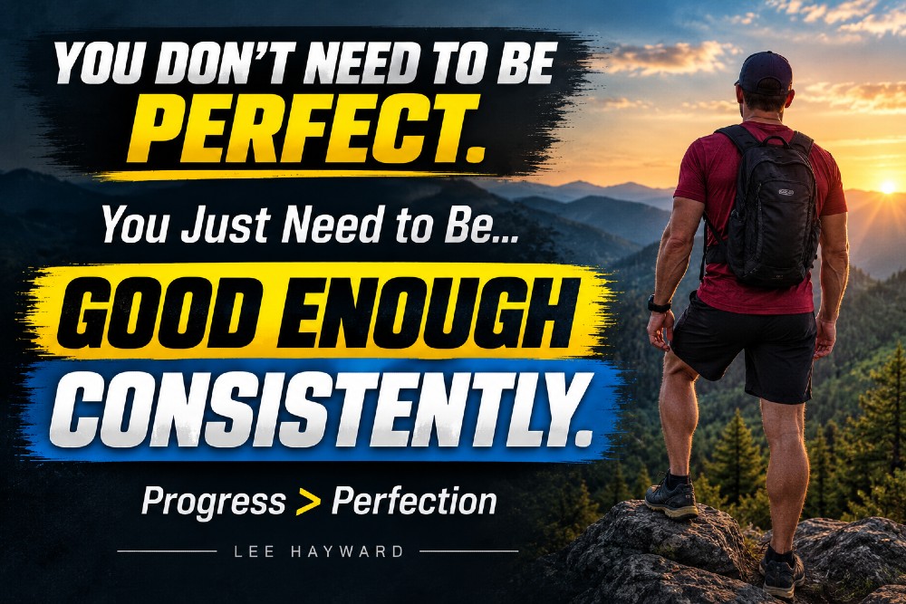 You Don't Need To Be Perfect. You just need to be Good Enough Consistently.