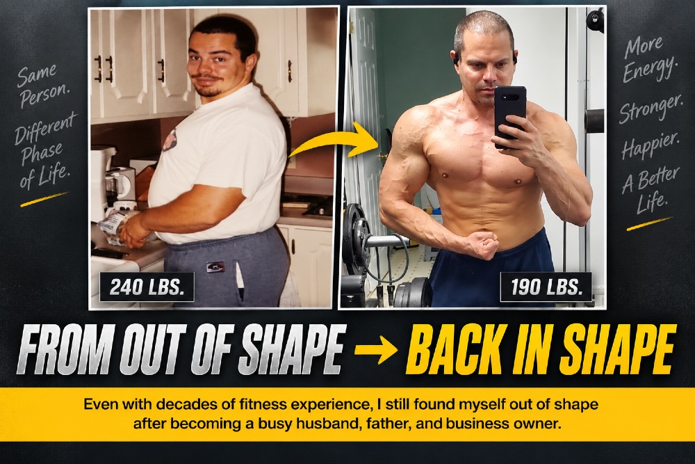 Even with decades of fitness experience, I still found myself out of shape after becoming a busy husband, father, and business owner.